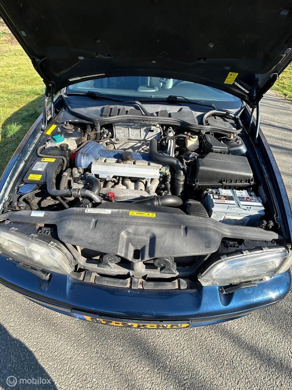 Volvo V70 2.4 R AWD, Auto's, Gebruikt, Zwart, Blauw, Alcantara