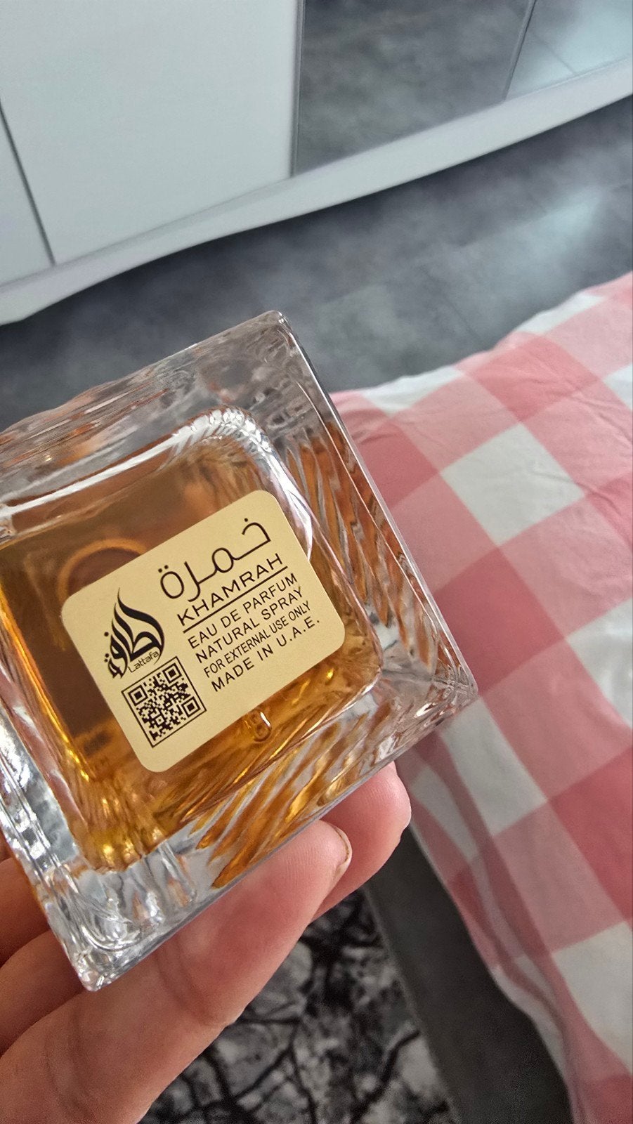 Parfum, Ophalen, Zo goed als nieuw