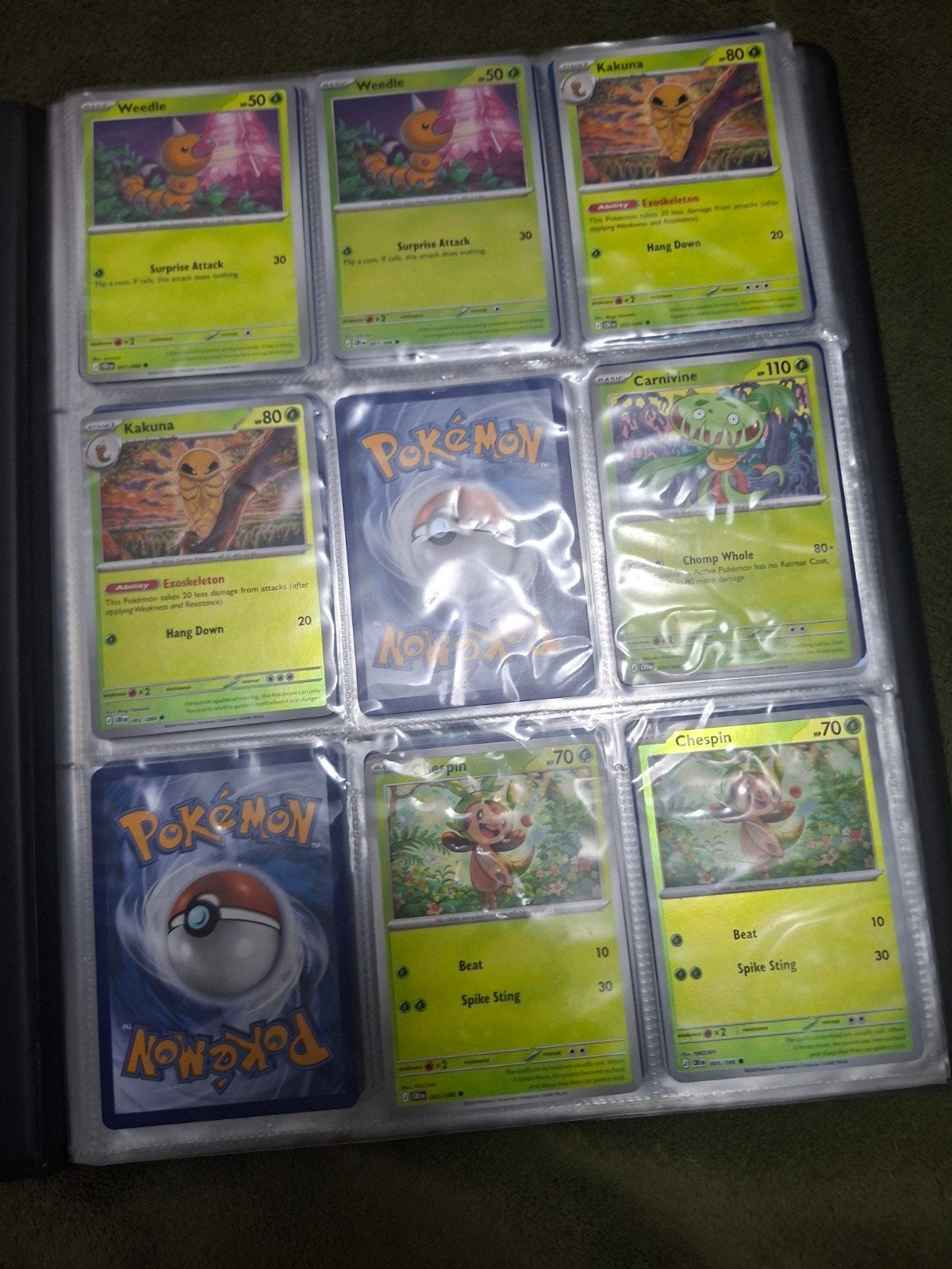 Grote verzameling Pokémon kaarten in map, Ophalen of Verzenden, Gebruikt, Meerdere kaarten, Foil