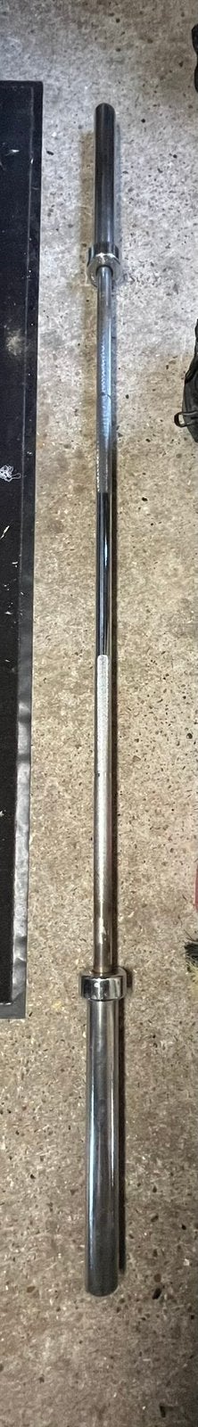 Muscle power olympische barbell, Ophalen, Zo goed als nieuw, Overige typen, Minder dan 2 meter