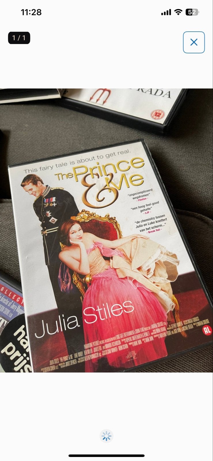 The Prince & Me DVD - Romantische Komedie met Julia Stiles, Vanaf 12 jaar, Ophalen of Verzenden, Gebruikt, Romantische komedie