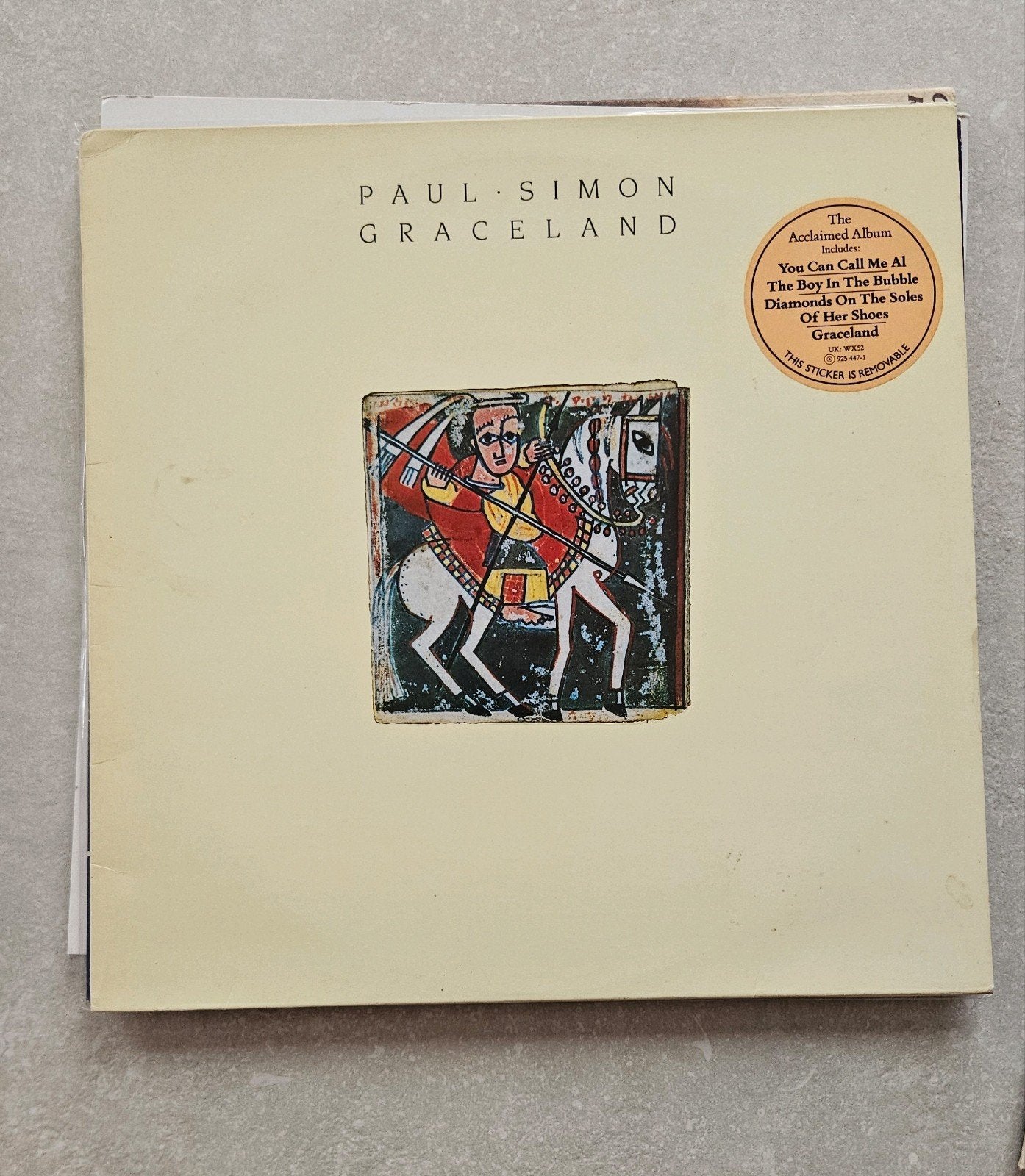 Paul Simon - Graceland LP  (The Acclaimed Album), Cd's en Dvd's, Ophalen of Verzenden, Gebruikt, Pop, LP