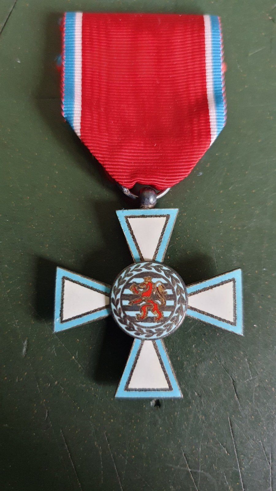 Ridderorde Orde van Verdienste Luxemburg, Verzamelen, Ophalen of Verzenden, Landmacht, Nederland, Lintje, Medaille of Wings