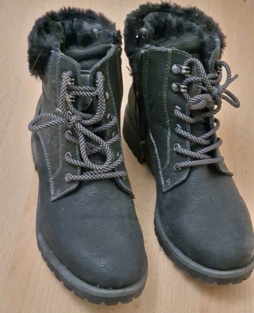 Dockers by Gerli veterlaars, warm gevoerd, maat 41,nieuw!, Zwart, Lage of Enkellaarzen, Nieuw, Ophalen of Verzenden