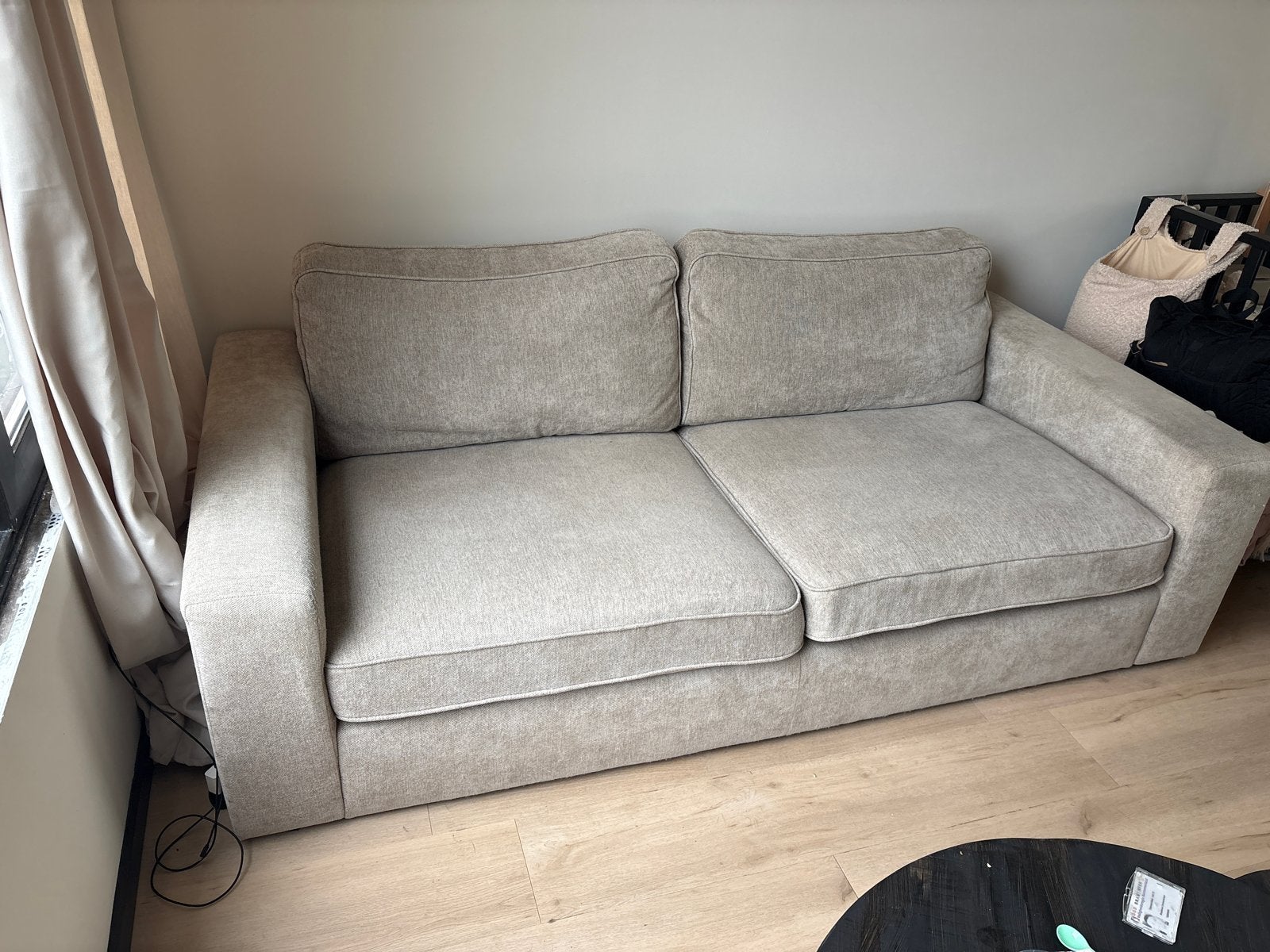 Gratis bank - snel ophalen, recent gereinigd, Gebruikt, 150 tot 200 cm, Tweepersoons, 75 tot 100 cm