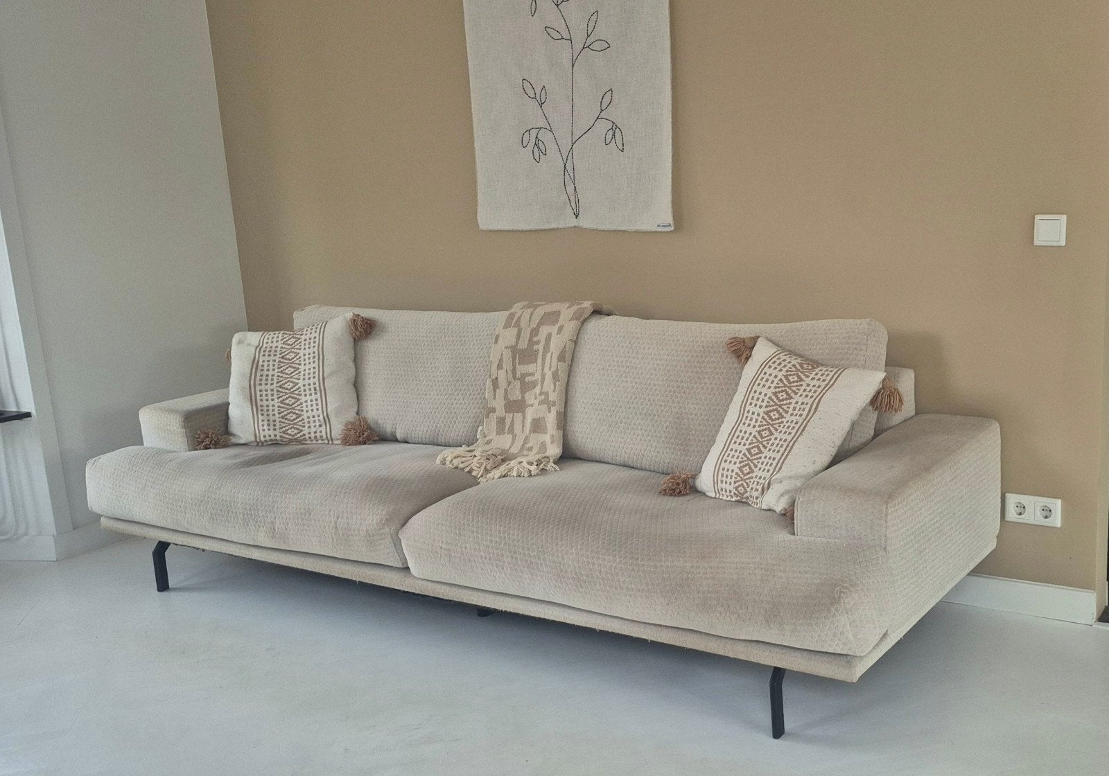 GRATIS afhalen deze leuke bank, Huis en Inrichting, Ophalen, 250 tot 300 cm, Gebruikt, Driepersoons