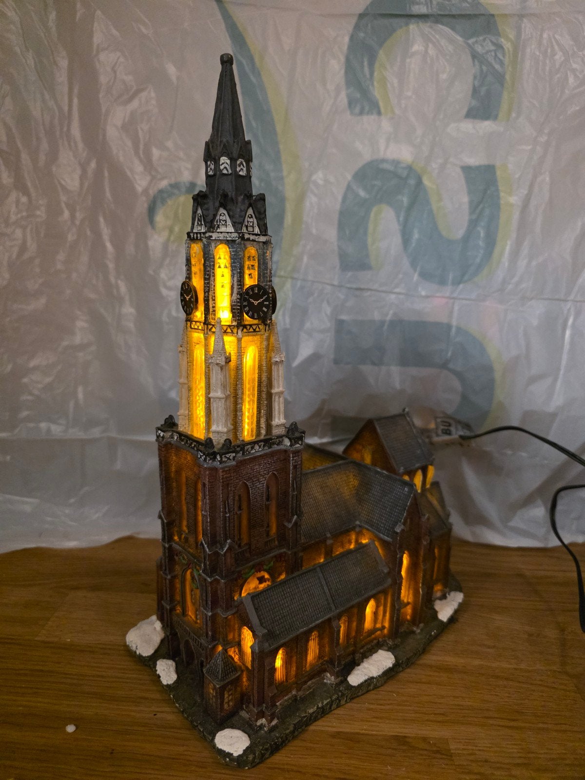 typisch Hollands kerstdorp nieuwe kerk Delft, Ophalen of Verzenden, Nieuw