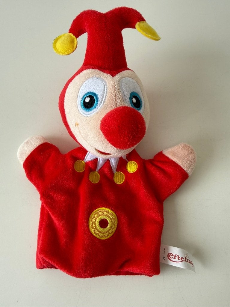 Knuffel handpop, poppenkastpop Jokie / Efteling, Overige merken, Overige typen, Ophalen of Verzenden, Zo goed als nieuw