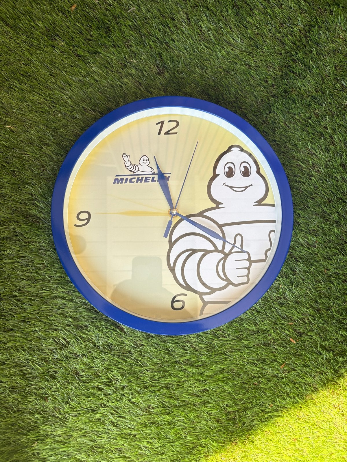 Originele Michelin wandklok, Verzenden, Zo goed als nieuw, Gebruiksvoorwerp