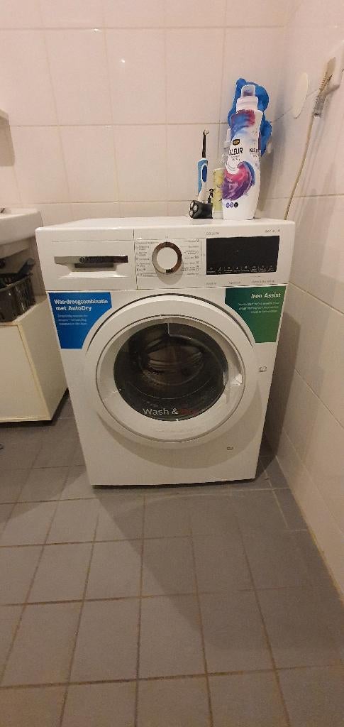 Bosch Was-droogcombinatie, Witgoed en Apparatuur, Ophalen, 1200 tot 1600 toeren, 8 tot 10 kg, Zo goed als nieuw
