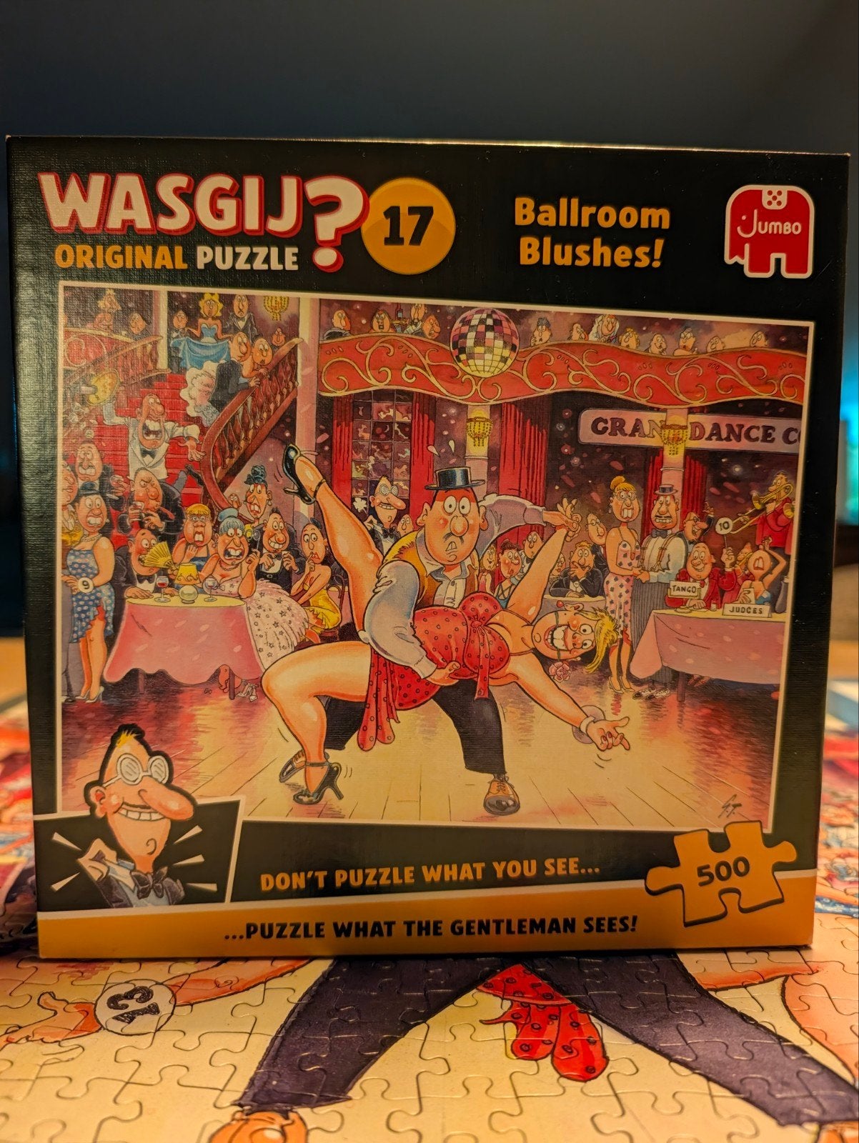 Wasgij? Original 17 Ballroom Blushes! Legpuzzel 500 stukjes, Ophalen, Minder dan 500 stukjes, Zo goed als nieuw, Legpuzzel