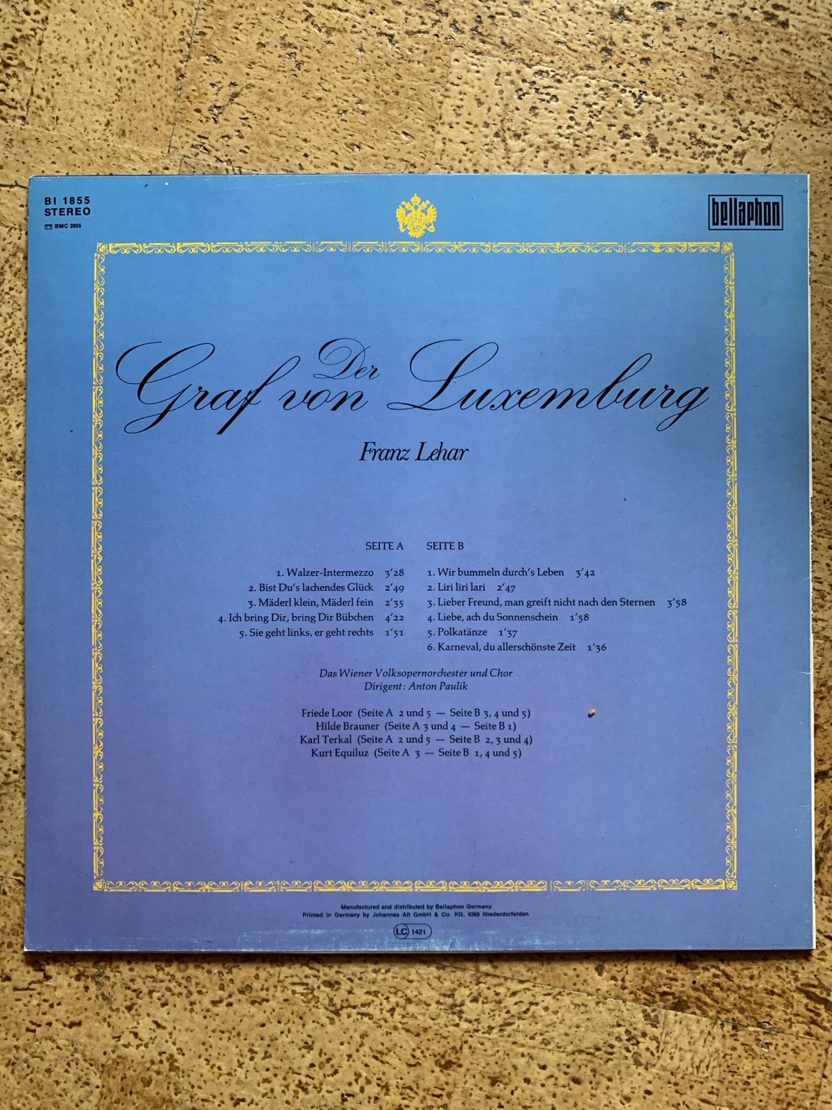 Franz Lehár - Glanzvolle Operette: Graf von Luxemburg, Cd's en Dvd's, Vinyl | Klassiek, Opera of Operette, Modernisme tot heden