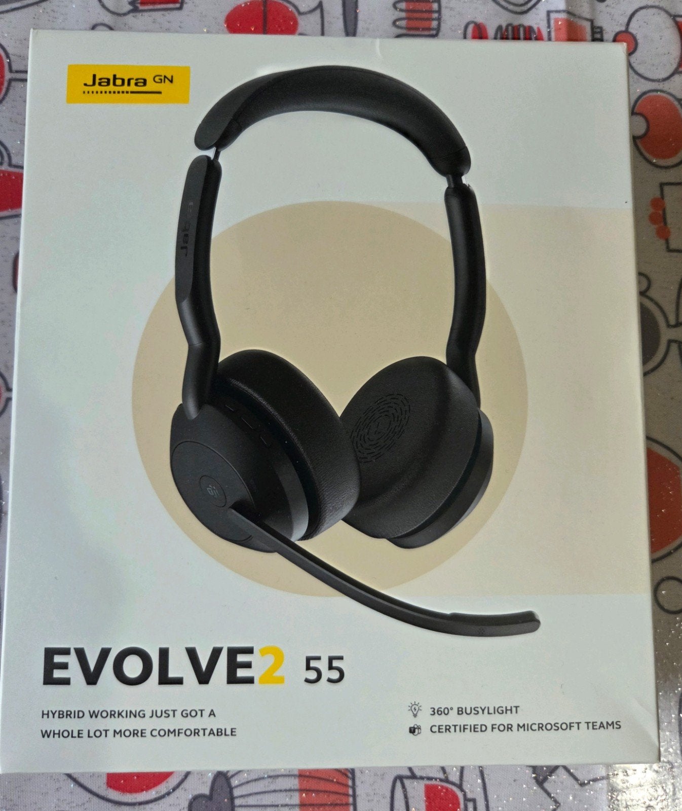Jabra Evolve2 55 MS Stereo Headset met ANC en Microfoon, Ophalen of Verzenden