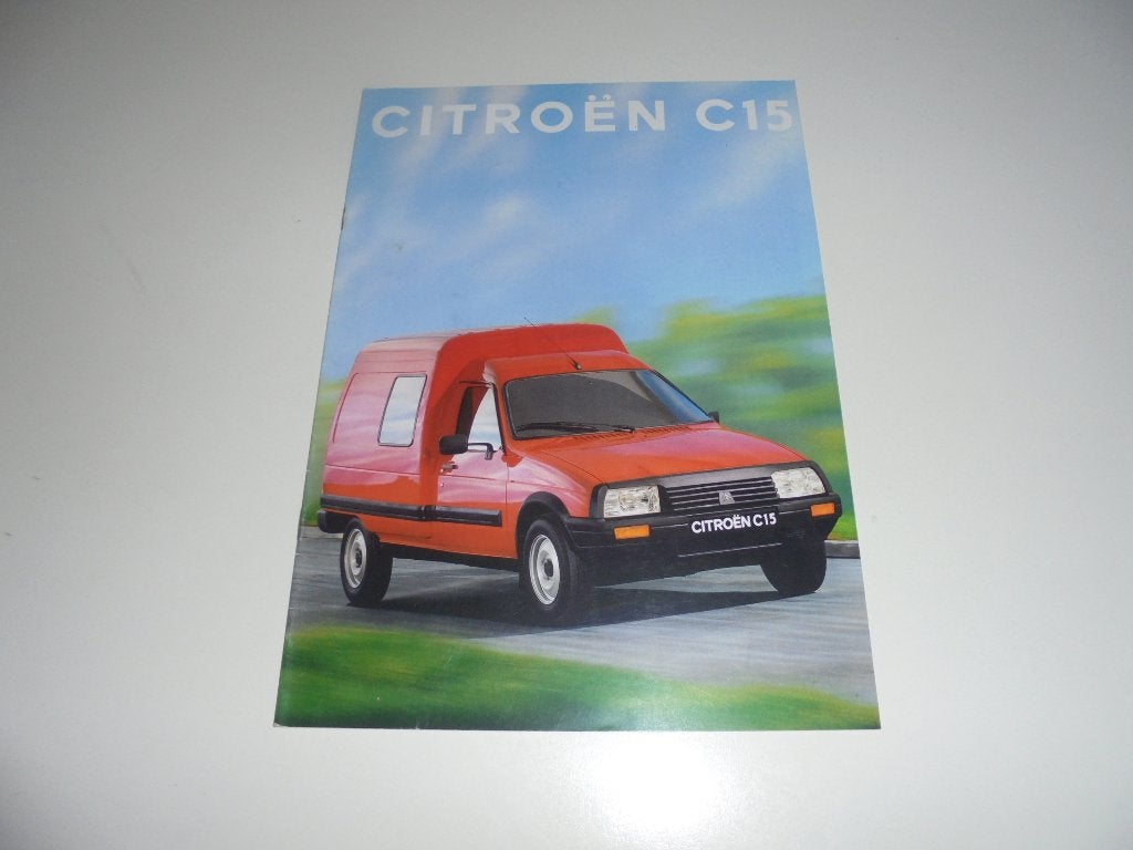 brochure Citroen C15  1994, Ophalen of Verzenden, Gelezen, Citroën