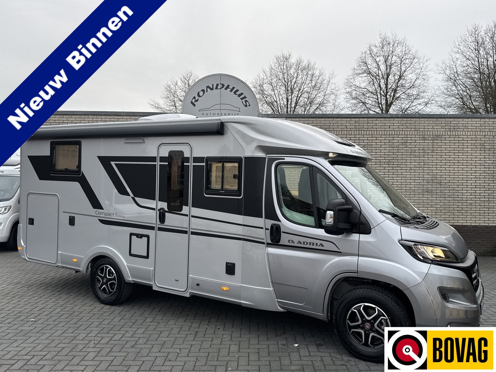 Adria Compact Supreme DL 180 pk AUTOMAAT 9-Traps Euro6 Fiat, Automaat, Airbags, Ringverwarming, 6 tot 7 meter