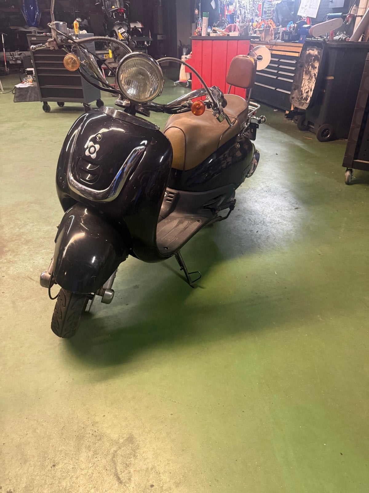 AGM Retro Scooter - Blauw Kenteken - Loopt Goed, Ophalen of Verzenden, Gebruikt, Benzine, Overige merken