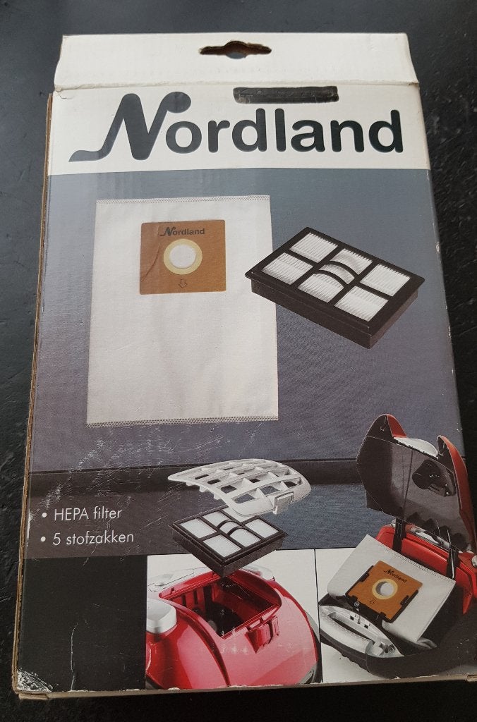 5 stofzuigerzakken met bepafilter (Nordland), Ophalen, Nieuw