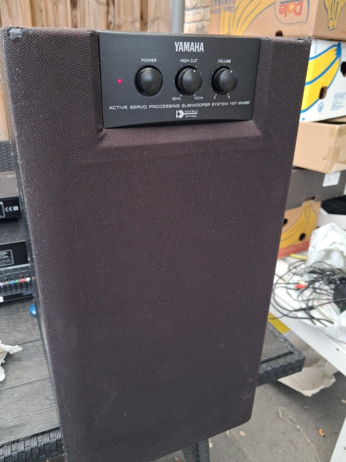 Yamaha YST-SW80 Active Servo Processing Subwoofer System, Overige merken, Gebruikt, Subwoofer, Ophalen of Verzenden