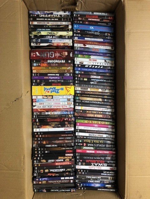 Verzameling van 100 x dvd , actie / avontuur en diverse film, Alle leeftijden, Ophalen of Verzenden, Zo goed als nieuw, Actie