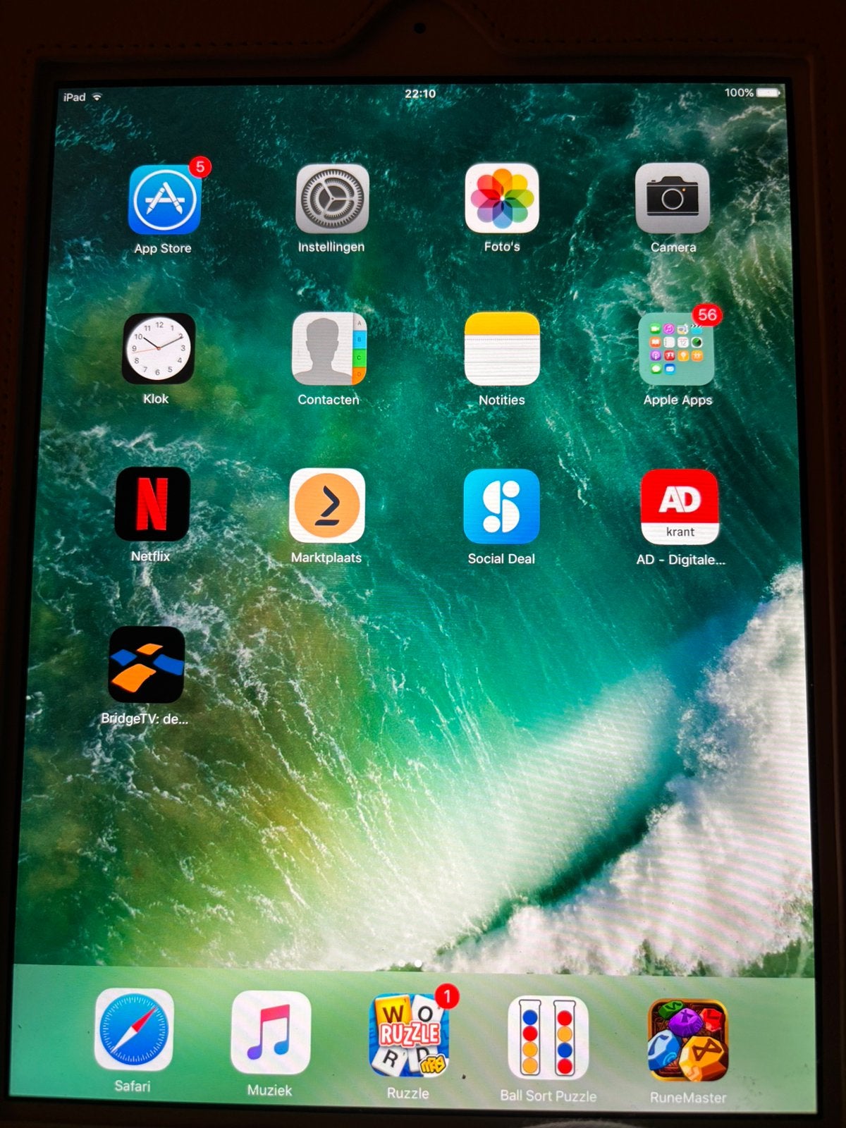 Ipad 4e geneeatie 2012, MD513FD/a 16gb, 10 inch, Gebruikt, Apple iPad, Wit