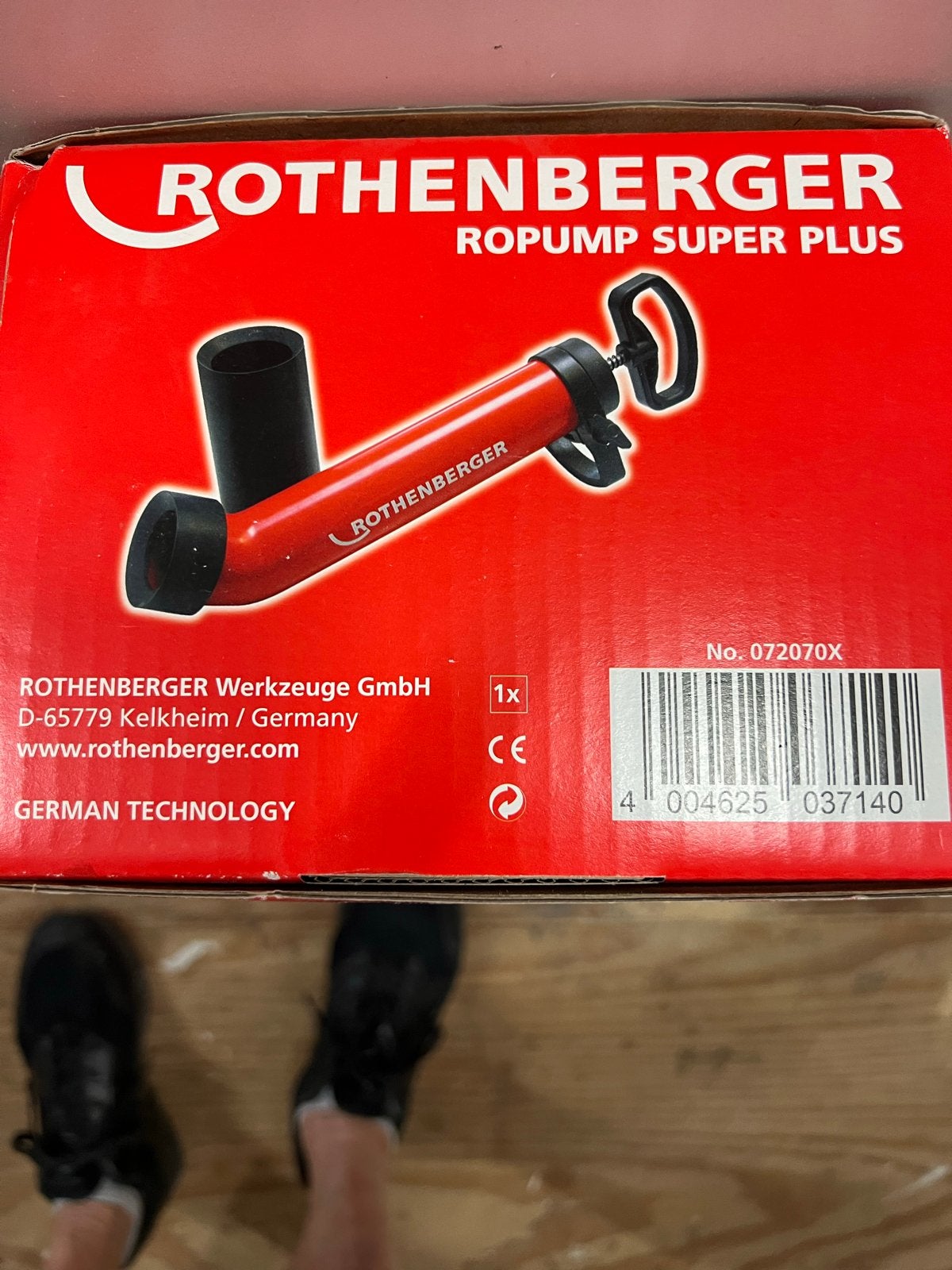 ROTHENBERGER ROPUMP SUPER PLUS Ontstopper, Ophalen of Verzenden, Nieuw, Overige typen