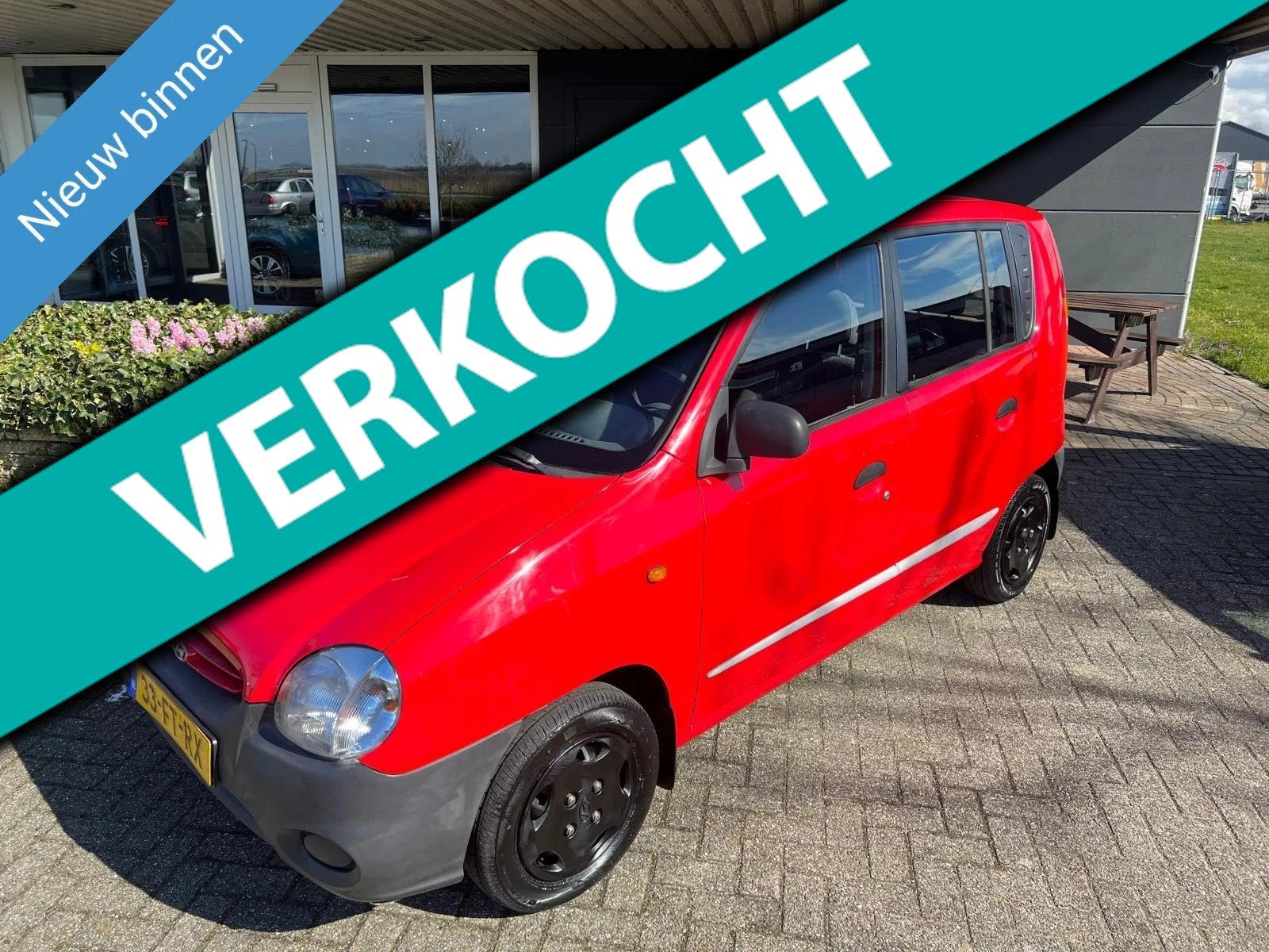 Hyundai Atos Multi 1.0i GLS AC I CV I STRB I APK+NAP, Euro 2, Stof, Zwart, 4 cilinders