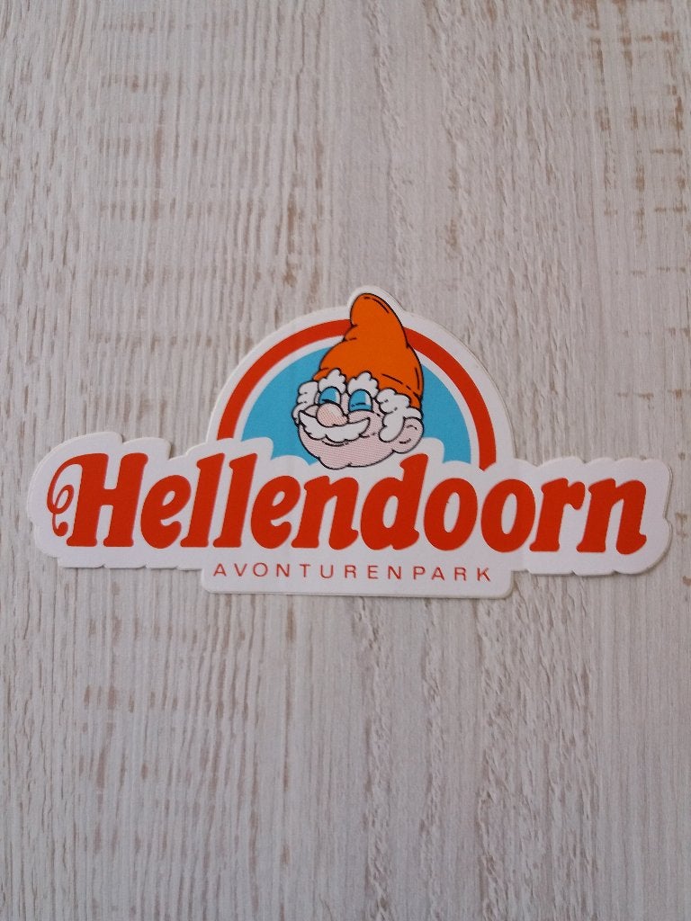 sticker Avonturenpark HELLENDOORN ( 4 ), Verzamelen, Ophalen of Verzenden, Zo goed als nieuw, Bedrijf of Vereniging