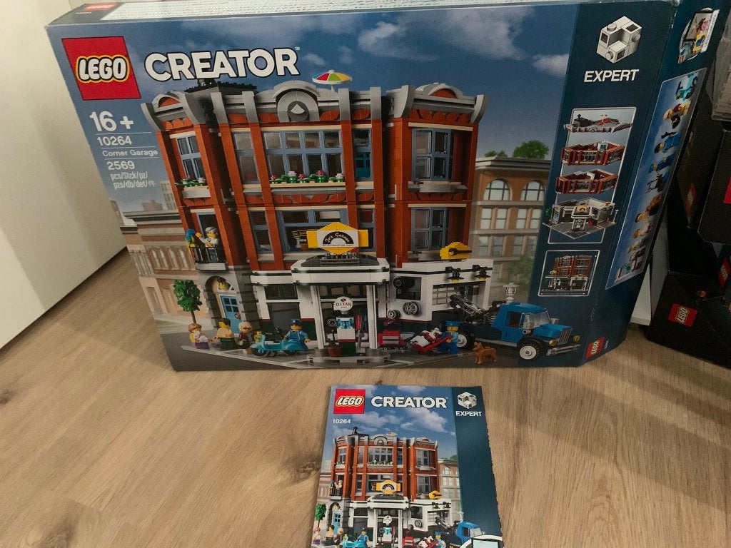 Lege doos - Lego modular 10264 Corner Garage, Gebruikt, Ophalen of Verzenden, Icons, Lego