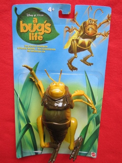 Figuur Disney Bug's Life Luizenleven Flik, Atta, Hopper Molt, Ophalen of Verzenden, Overige figuren, Zo goed als nieuw, Beeldje of Figuurtje