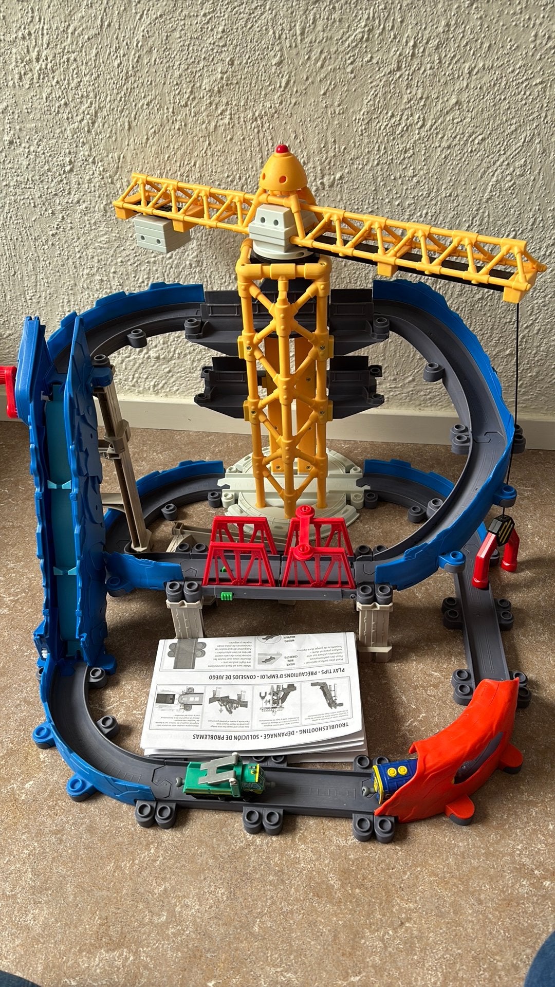 Chuggington grote treinbaan, Kinderen en Baby's, Speelgoed | Overig, Ophalen, Zo goed als nieuw, Jongen of Meisje