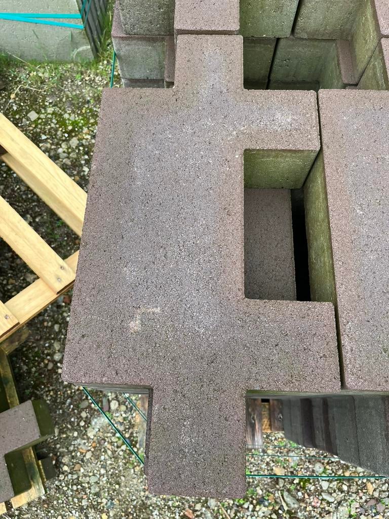 Partij groenstenen 60x30x10 cm, Verzenden, Overige typen, Nieuw, 10 m² of meer