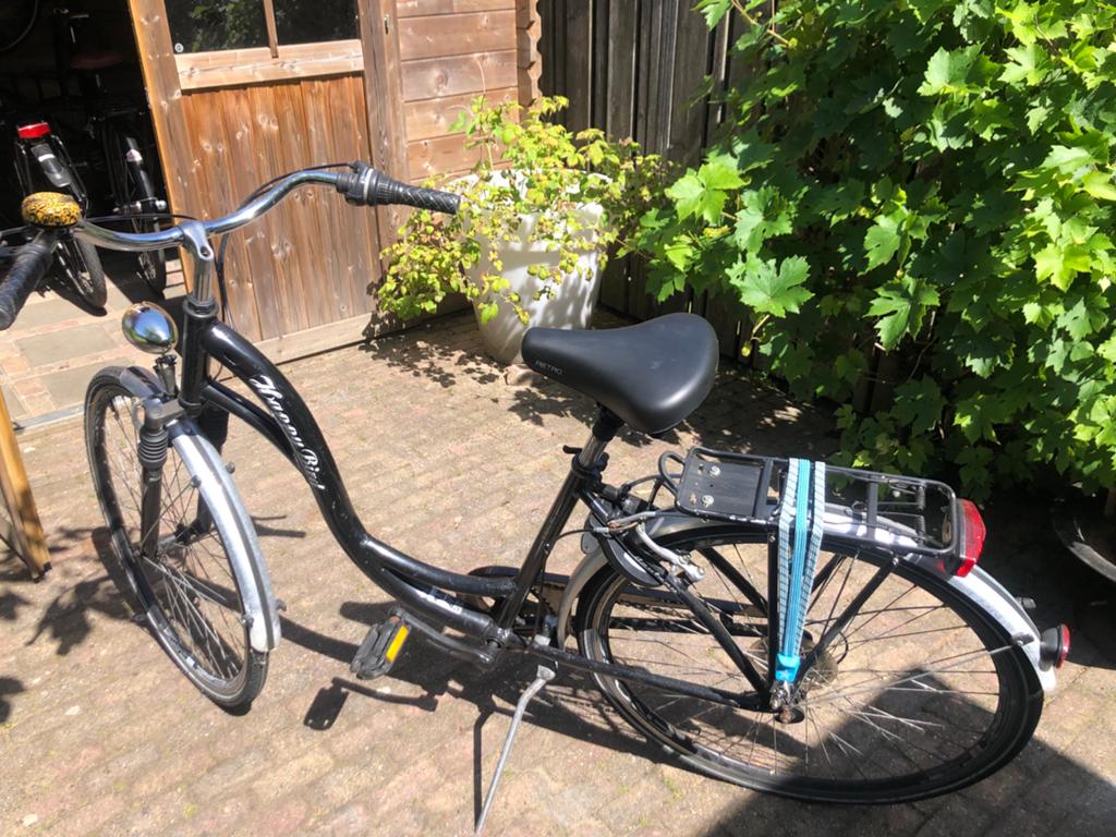Damesfiets Happy Bird met versnellingen, Gebruikt, Velgrem, Versnellingen, 50 tot 53 cm