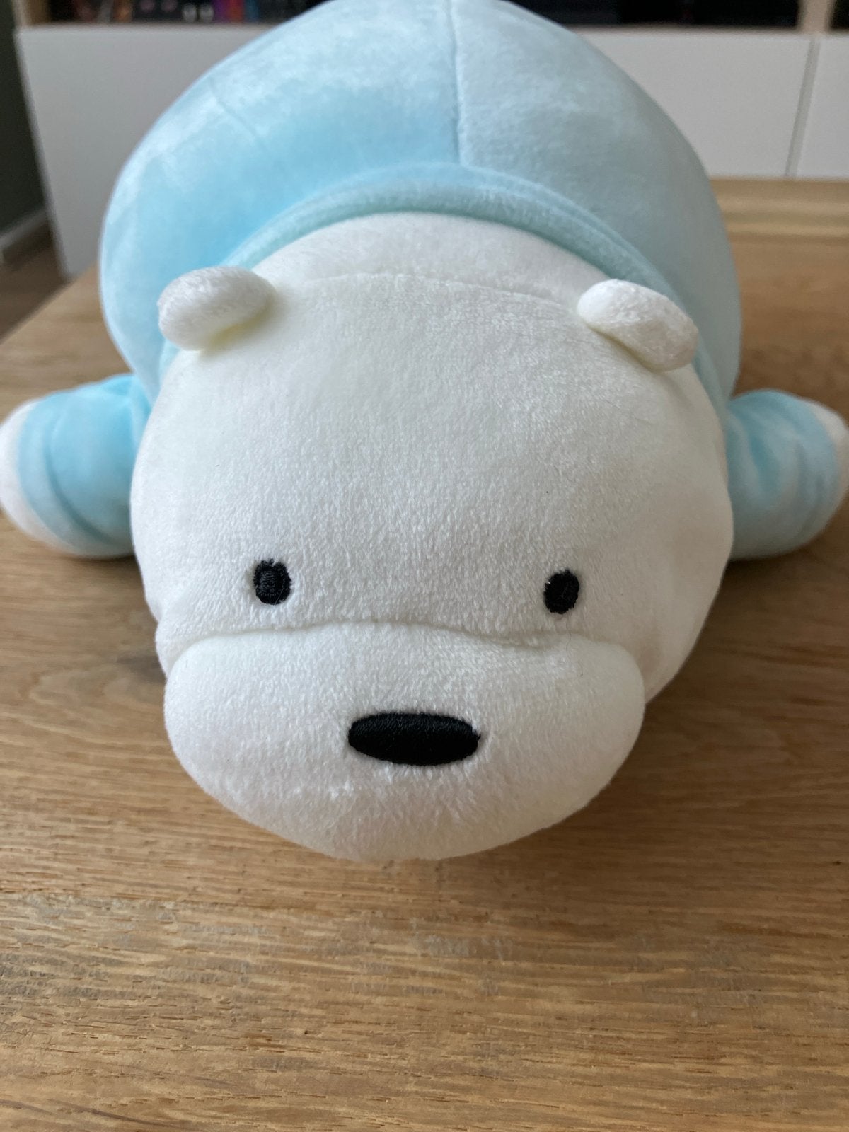 Miniso - we bare bears - ijsbeer - knuffel, Overige merken, Overige karakters, Beer, Ophalen of Verzenden