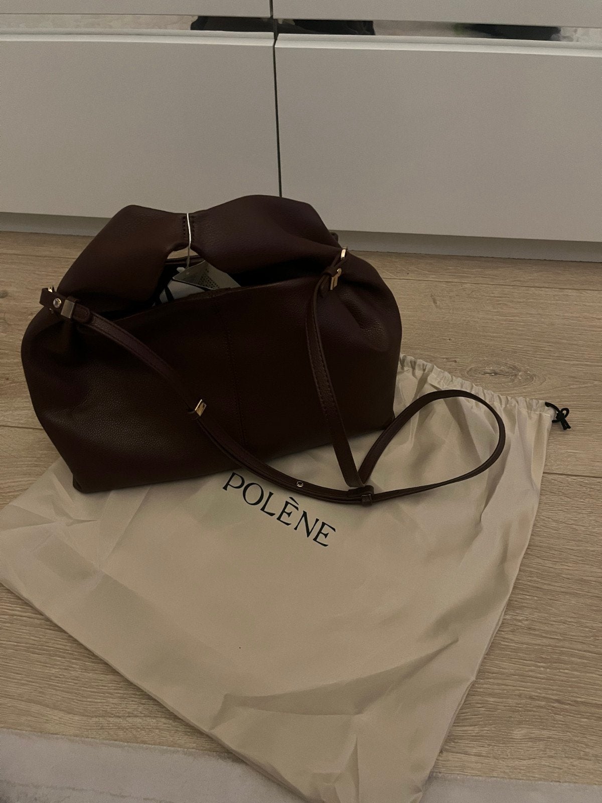 Polène Numéro Sept - Nieuw met labels, Ophalen of Verzenden, Nieuw, Blauw, Handtas