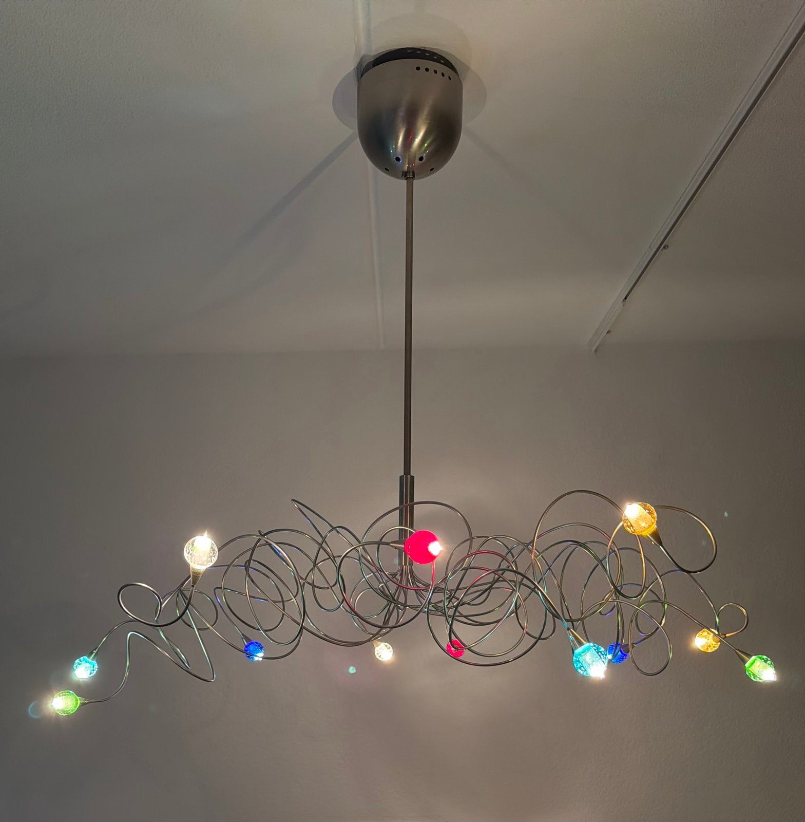 Harco Loor Plafondlamp 'Strawberry' - Design Verlichting, Ophalen of Verzenden, Gebruikt, Metaal, G4