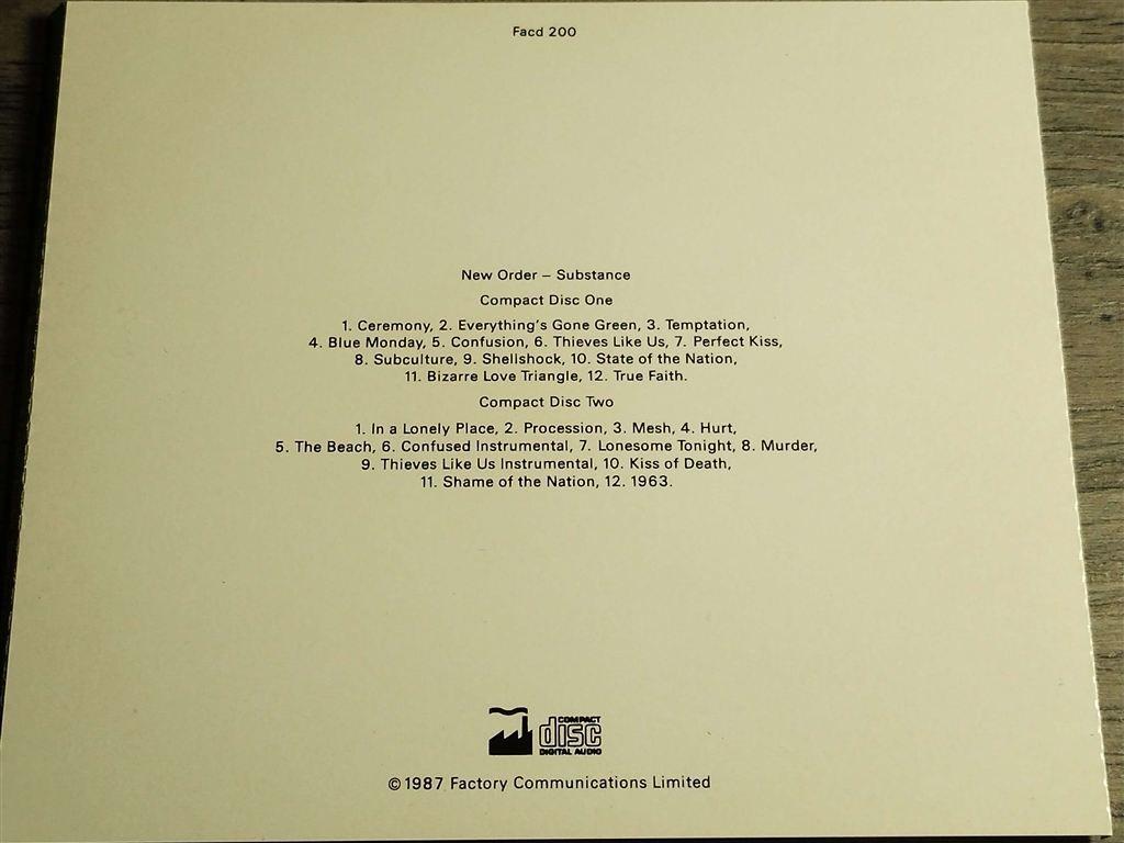 New Order ‎– Substance [2 CD], Ophalen of Verzenden, Zo goed als nieuw