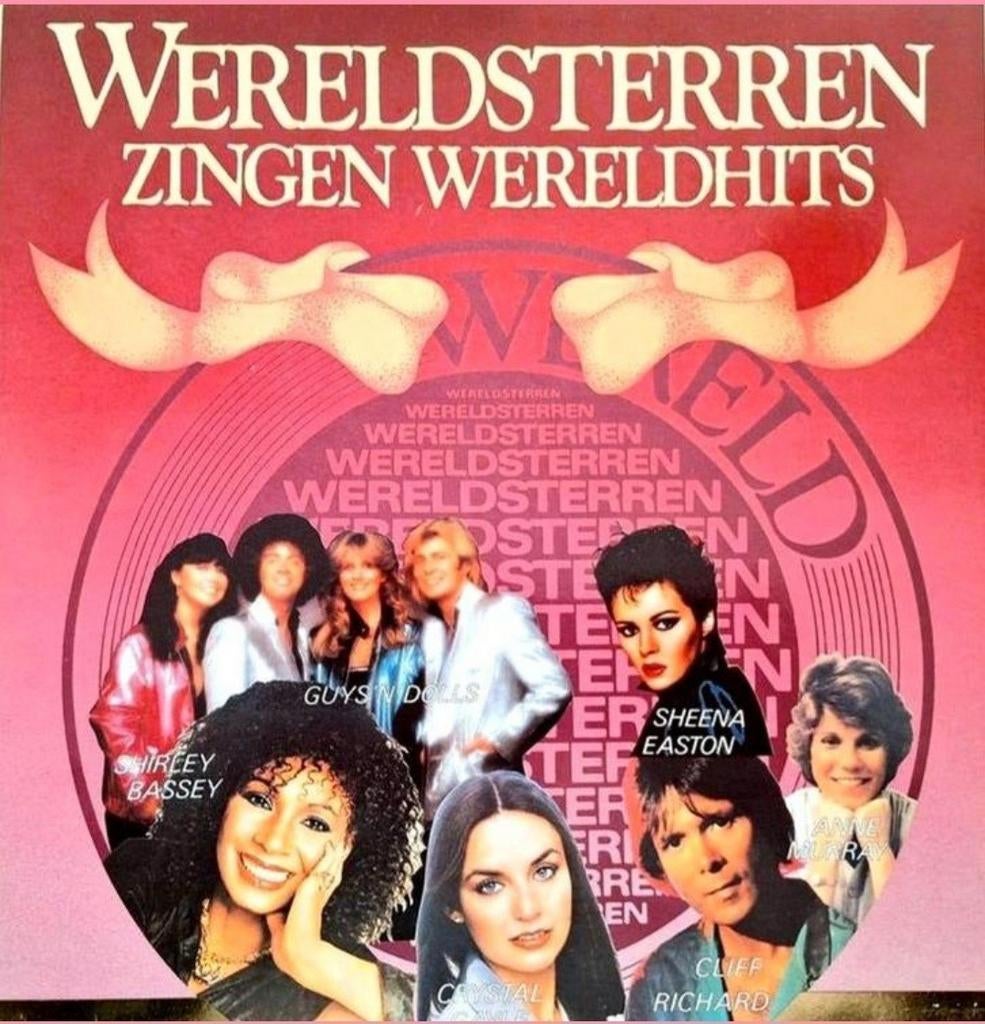 LP  VERZAMEL - Wereldsterren Zingen Wereldhits, Cd's en Dvd's, Vinyl | Verzamelalbums, Ophalen of Verzenden, Gebruikt, 12 inch