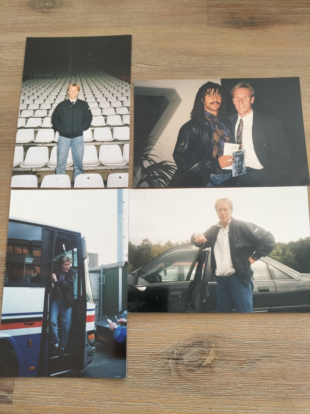 Foto's Hans van Breukelen Gullit PSV - 50 cent p.st., Verzamelen, Ophalen of Verzenden, Zo goed als nieuw, PSV, Overige typen