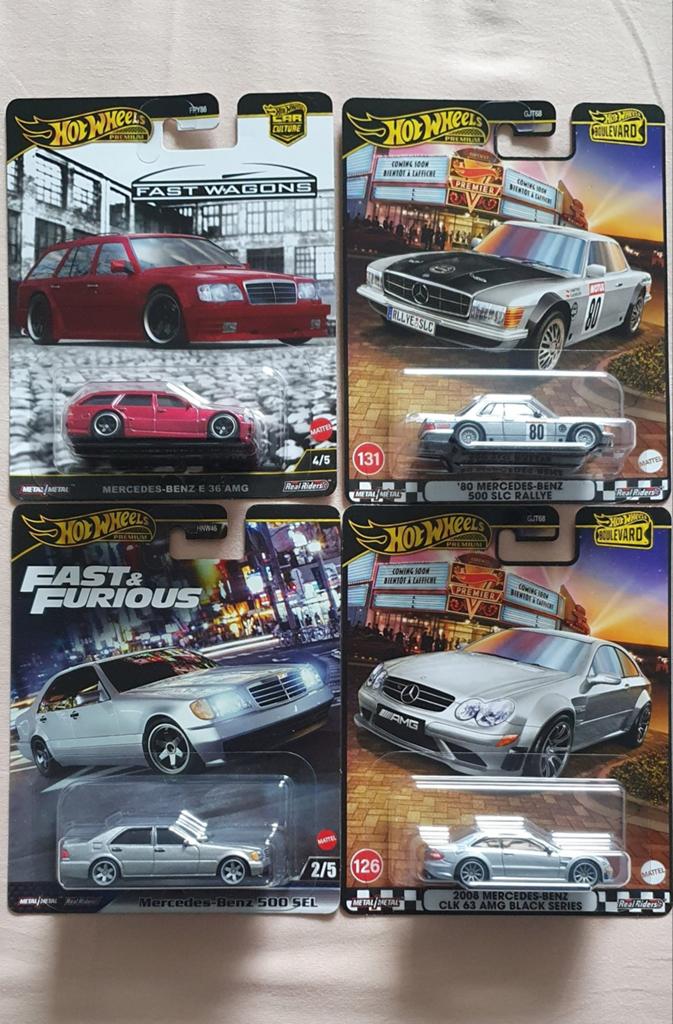 Hot Wheels Premium Mercedes-Benz Collectie, Hobby en Vrije tijd, Modelauto's | Overige schalen, Ophalen of Verzenden, Nieuw, Auto