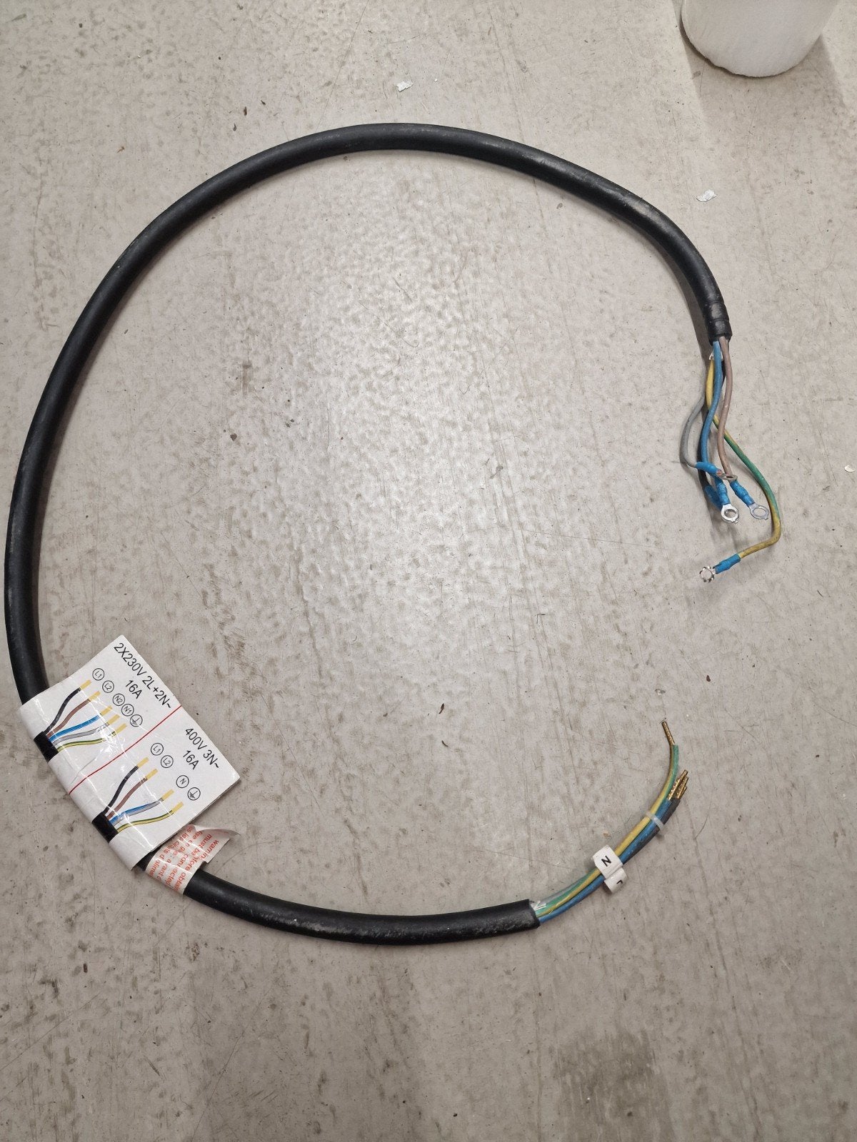 Zware stroomkabel 400V 16A / 220-240V 32A, Ophalen of Verzenden, Kabel of Snoer