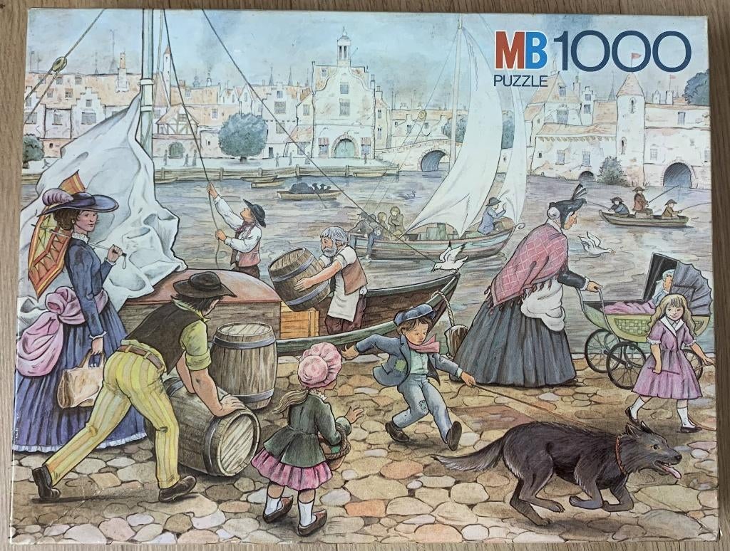 Te koop Nostalgia Puzzel - 1000 stukjes, Ophalen of Verzenden, 500 t/m 1500 stukjes, Gebruikt, Legpuzzel
