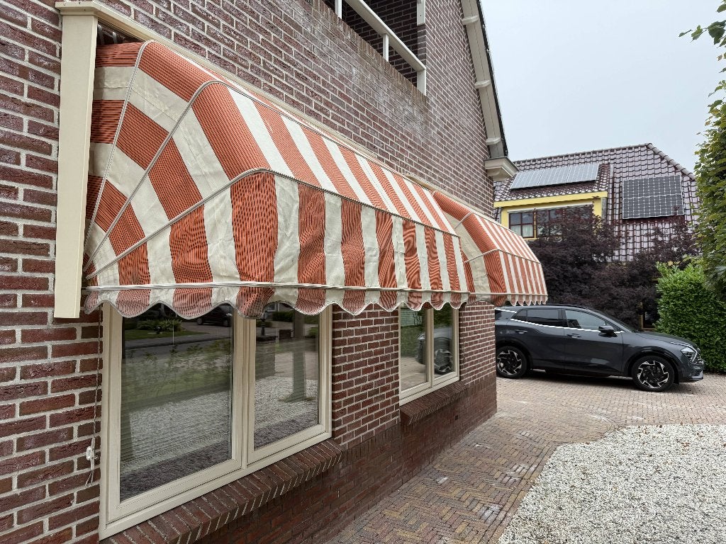 markiezen: aluminium frame en omkasting, Ophalen, Gebruikt