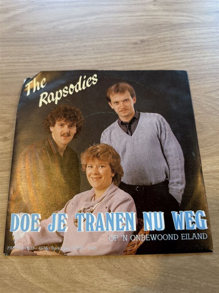 The Rapsodie\'s - Doe je tranen nu weg, Ophalen of Verzenden, Zo goed als nieuw, Nederlandstalig