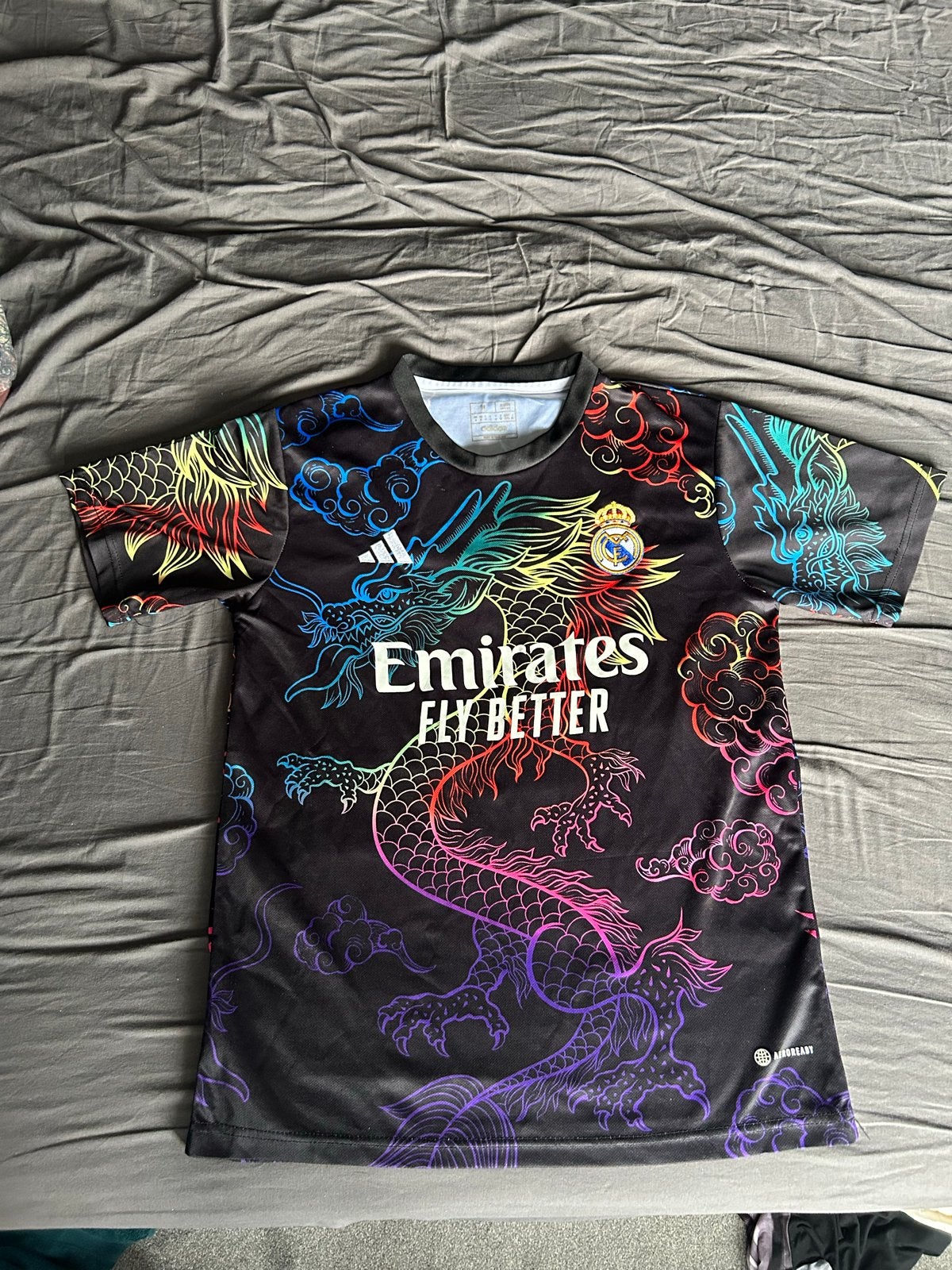 Real Madrid Draken Shirt - Maat M, Maat M, Ophalen of Verzenden, Gebruikt, Shirt