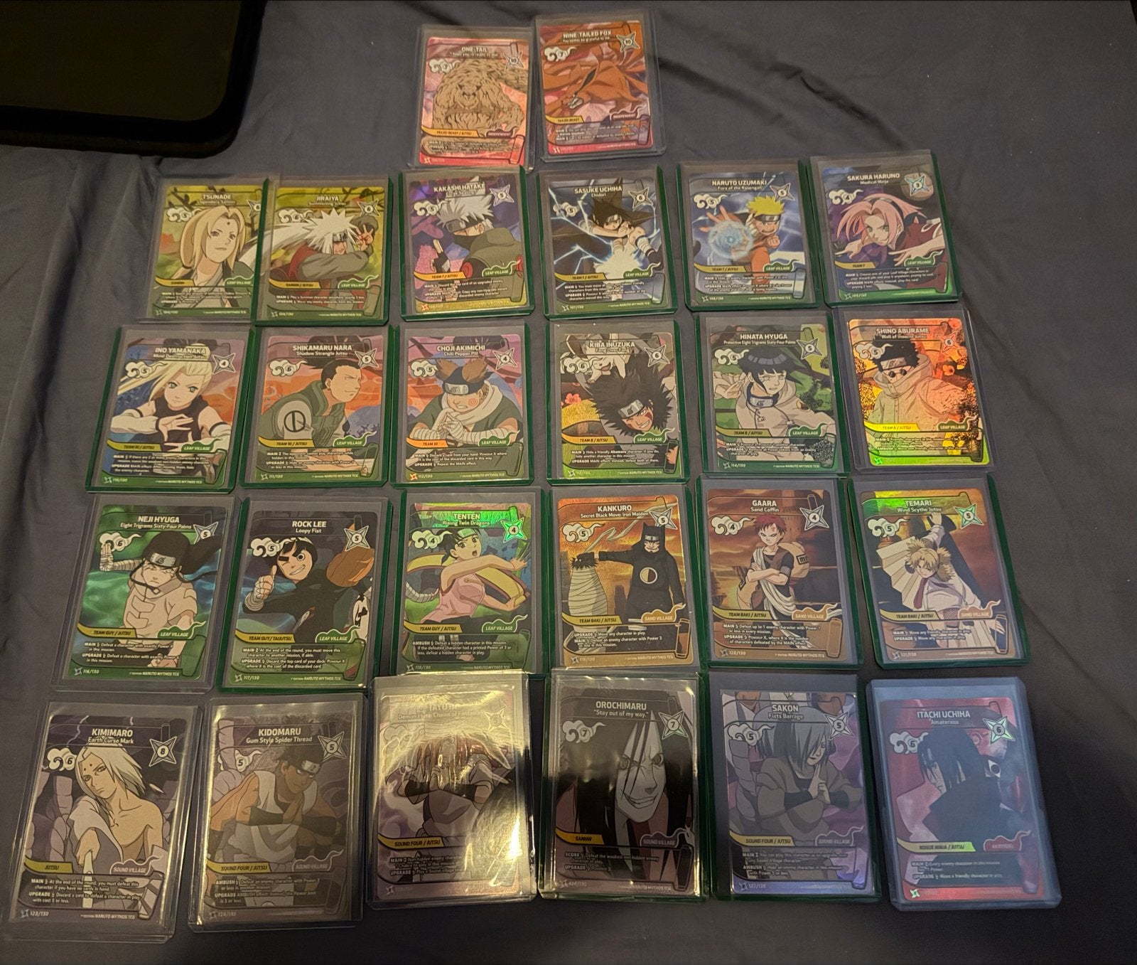 Naruto TCG Mythos Rares (104-130) - Complete Set, Hobby en Vrije tijd, Verzamelkaartspellen | Magic the Gathering, Ophalen of Verzenden