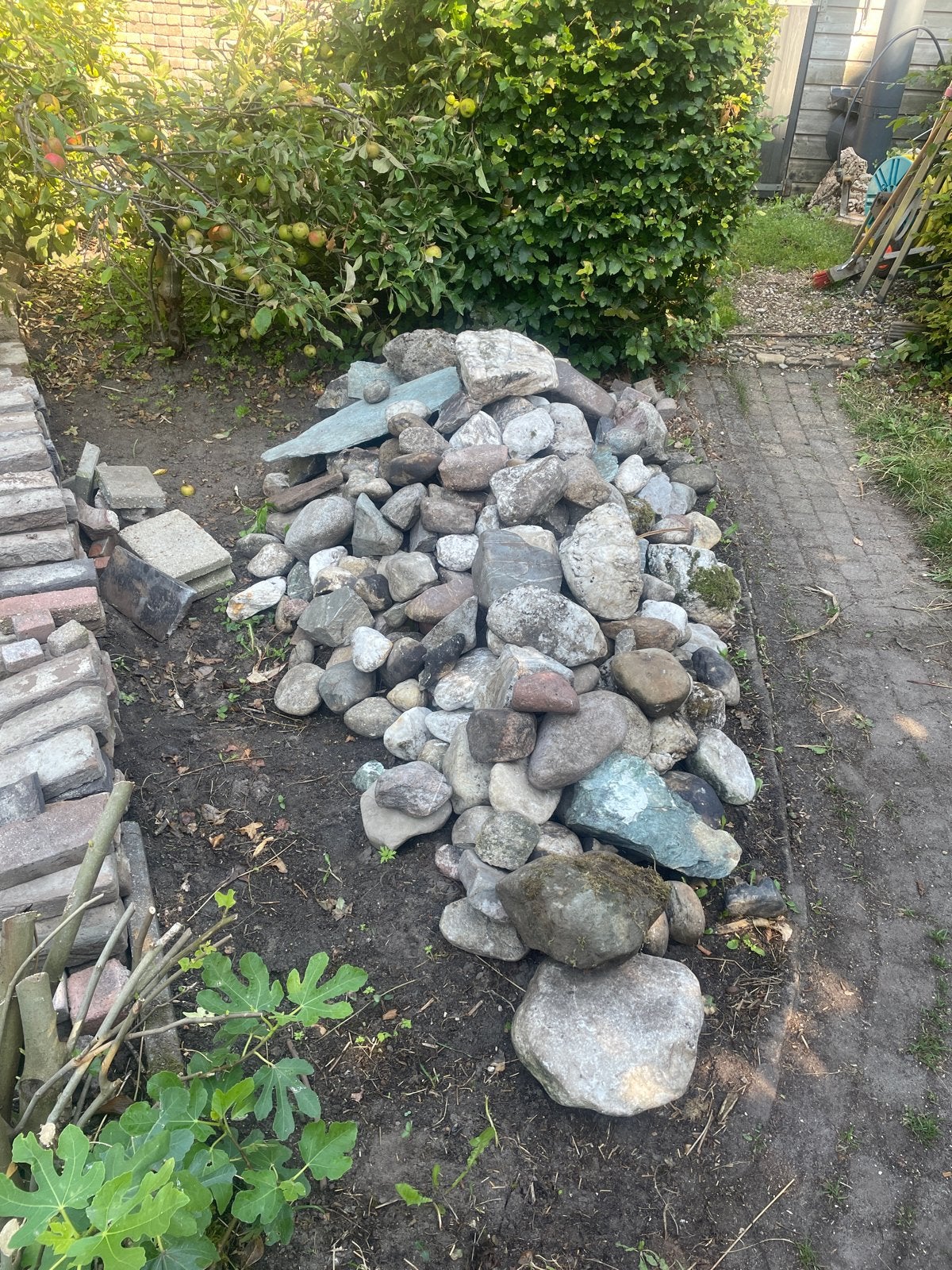 Diverse rotsen en keien voor tuin of decoratie, Tuin en Terras, Grind, Keien en Split, Ophalen, Overige materialen, Gebruikt, Kei