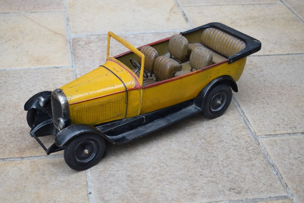 antiek blikken speelgoed CIJ citroen C4 autobus 1928, Ophalen of Verzenden