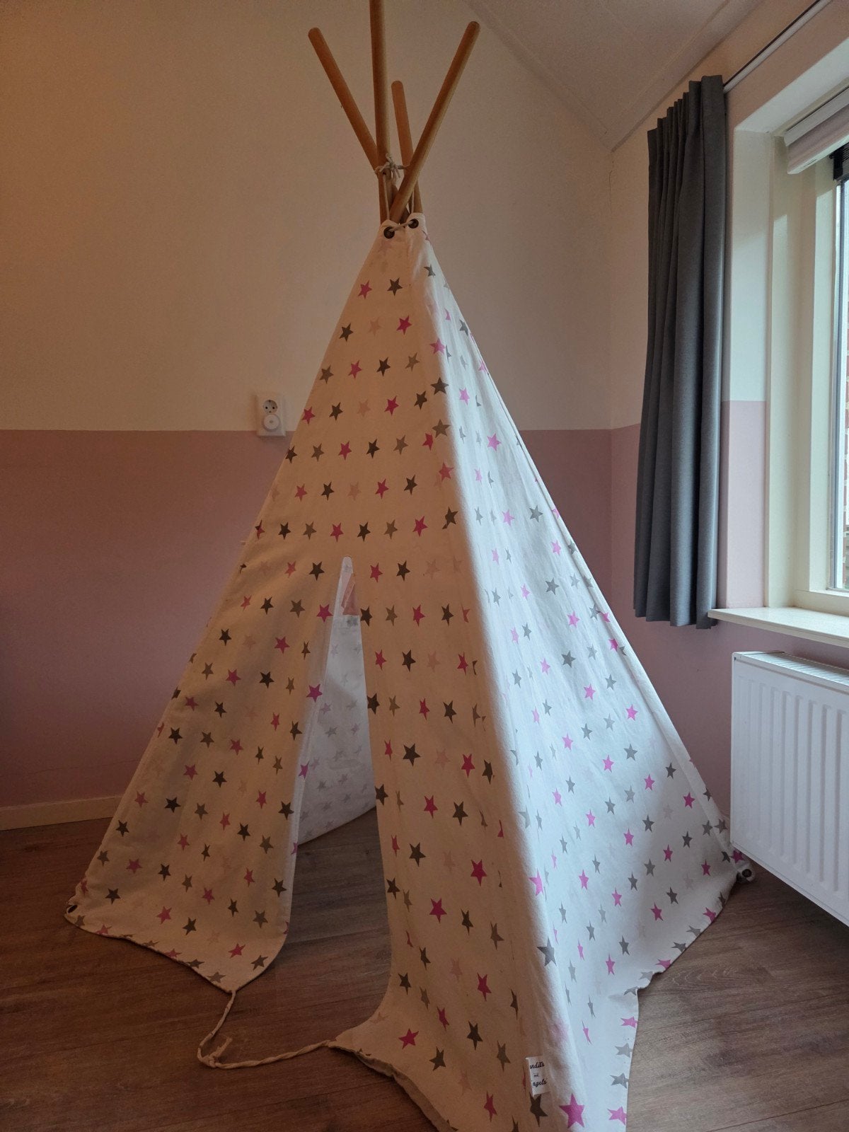 Leuke kinder tipi tent met sterrenpatroon, Ophalen, Gebruikt