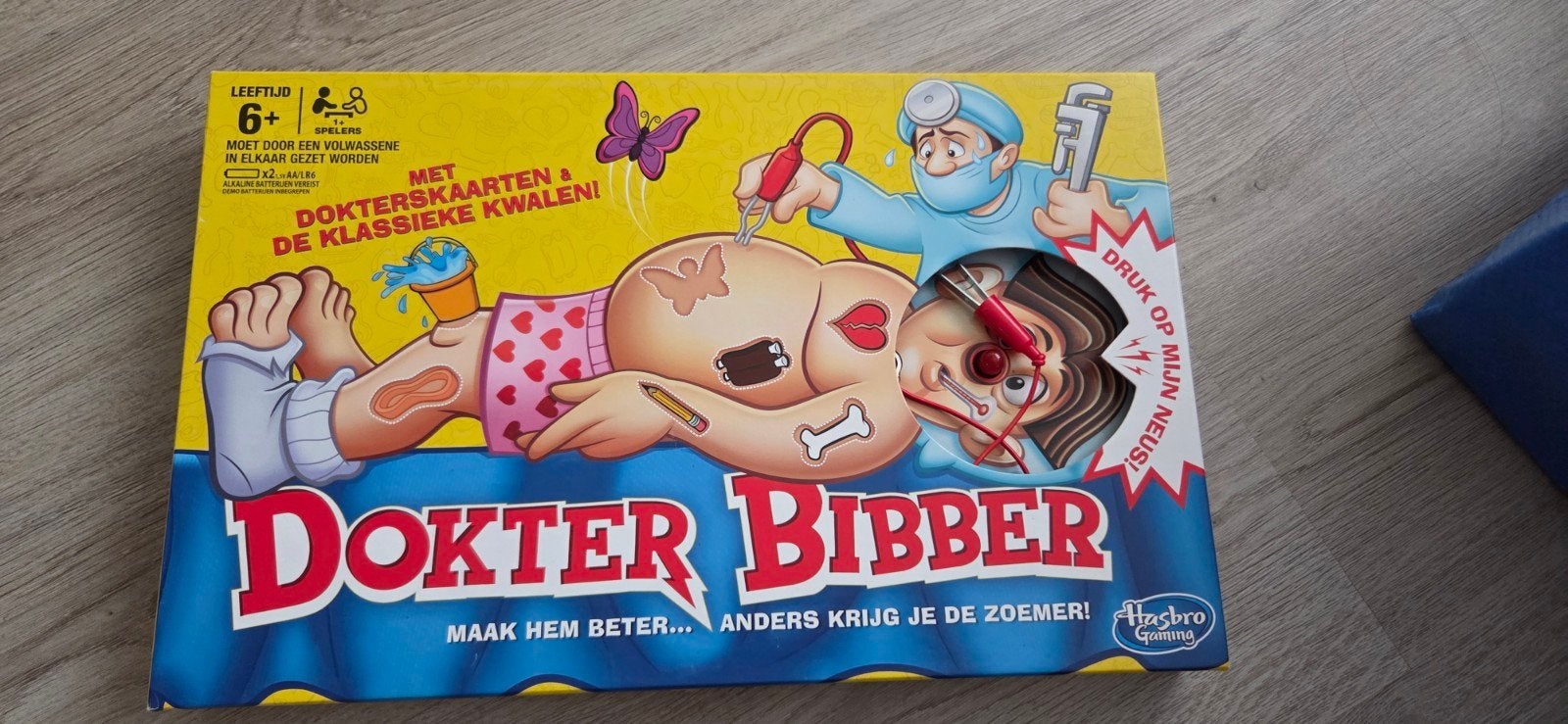 Dokter Bibber, Een of twee spelers, Ophalen of Verzenden, Zo goed als nieuw, Hasbro Gaming
