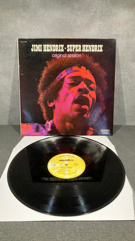 Jimi Hendrix — Super Hendrix, Ophalen of Verzenden, Zo goed als nieuw, 12 inch, Poprock